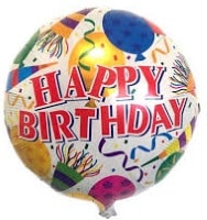 Balão Happy Birthday Metalizado