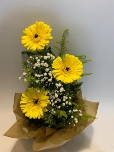 Arranjo de Gérberas Amarelo
