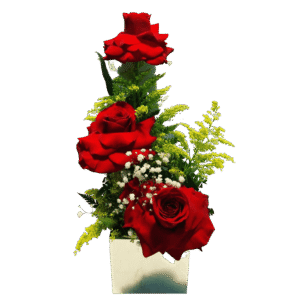 Arranjo Romântico de Rosas