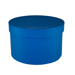 Caixa Redonda Azul Box