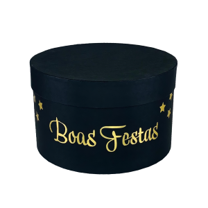 Caixa Redonda Boas Festas
