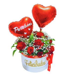 Box Red Flores Encanto