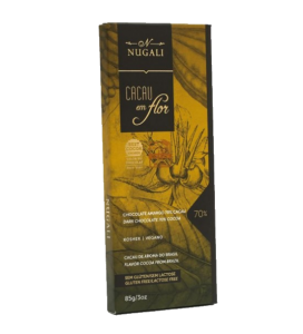 Chocolate Premium 70% Cacau em Flor 85g Nugali