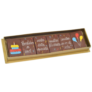 Kit Chocolates Parabéns a Você Fluss Haus 150g