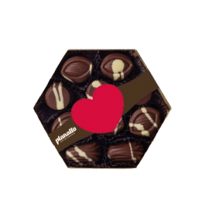 Caixa de Bombons Sextavada 120g