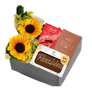 Caixa Parabéns com Chocolates