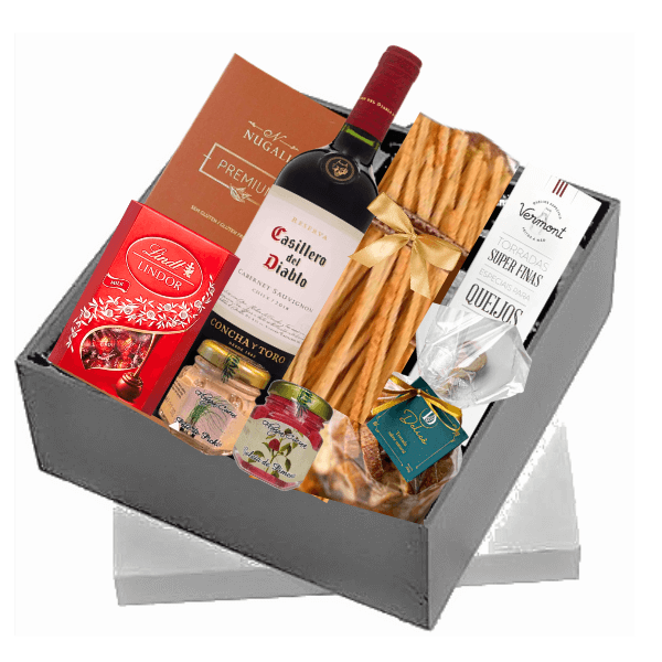 Caixa Aperitivos e Vinho