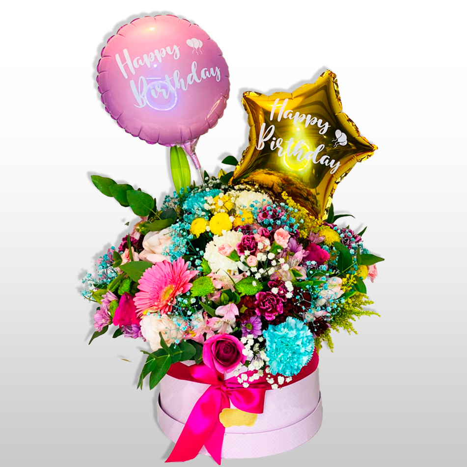 Caixa de flores mistas Flowers Stars