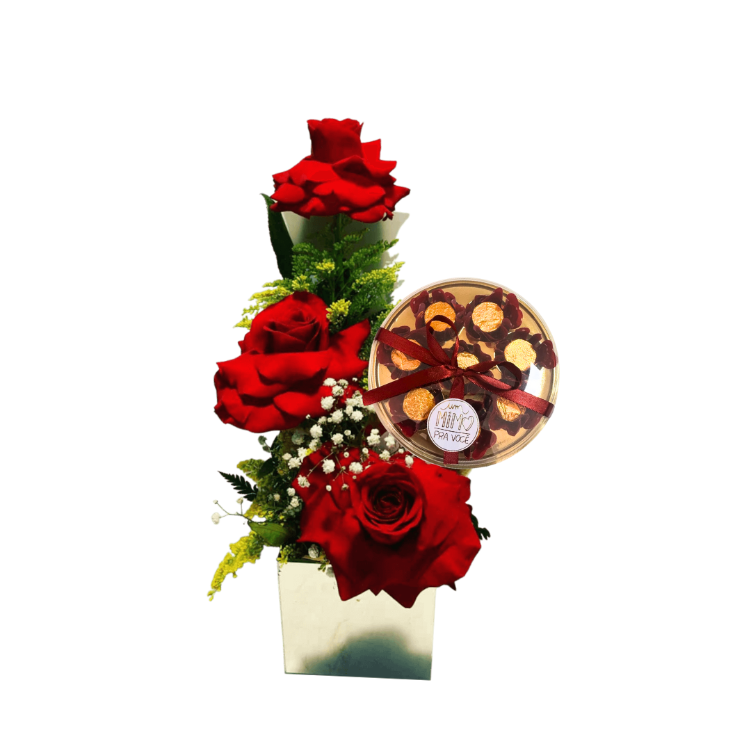 Rosas com Bombons